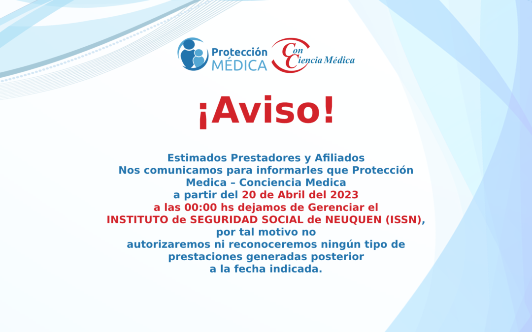 Baja de convenio con ISSN